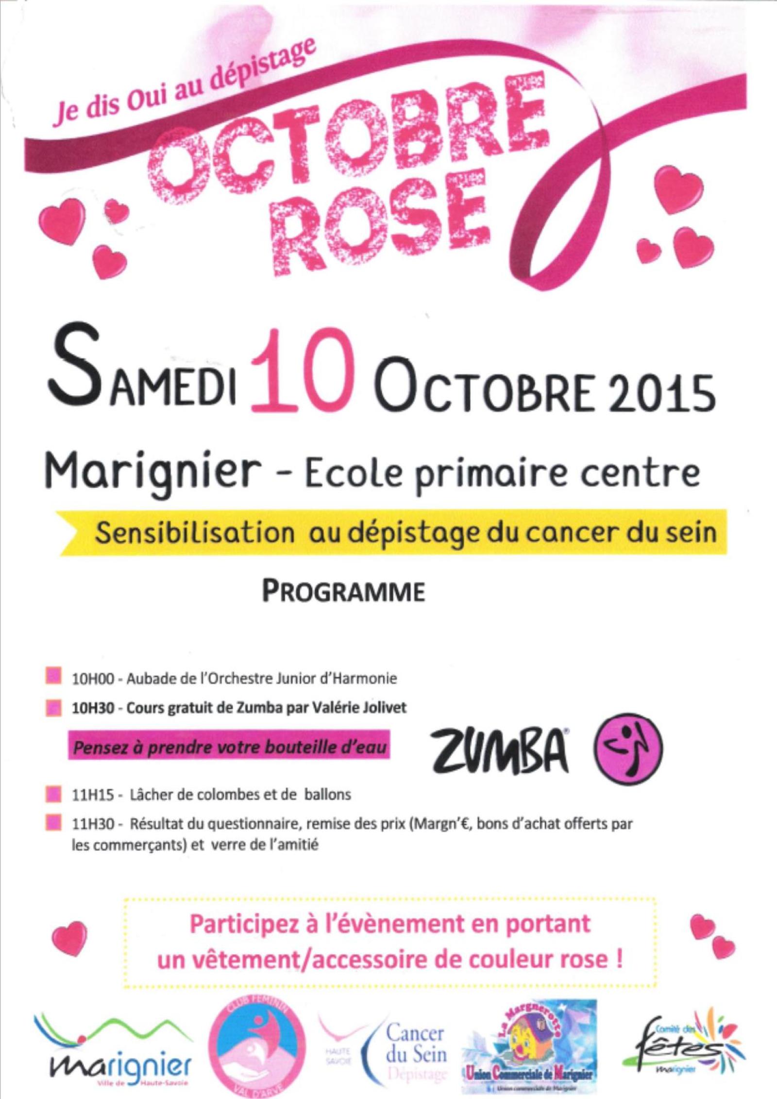 Octobre Rose à Marignier