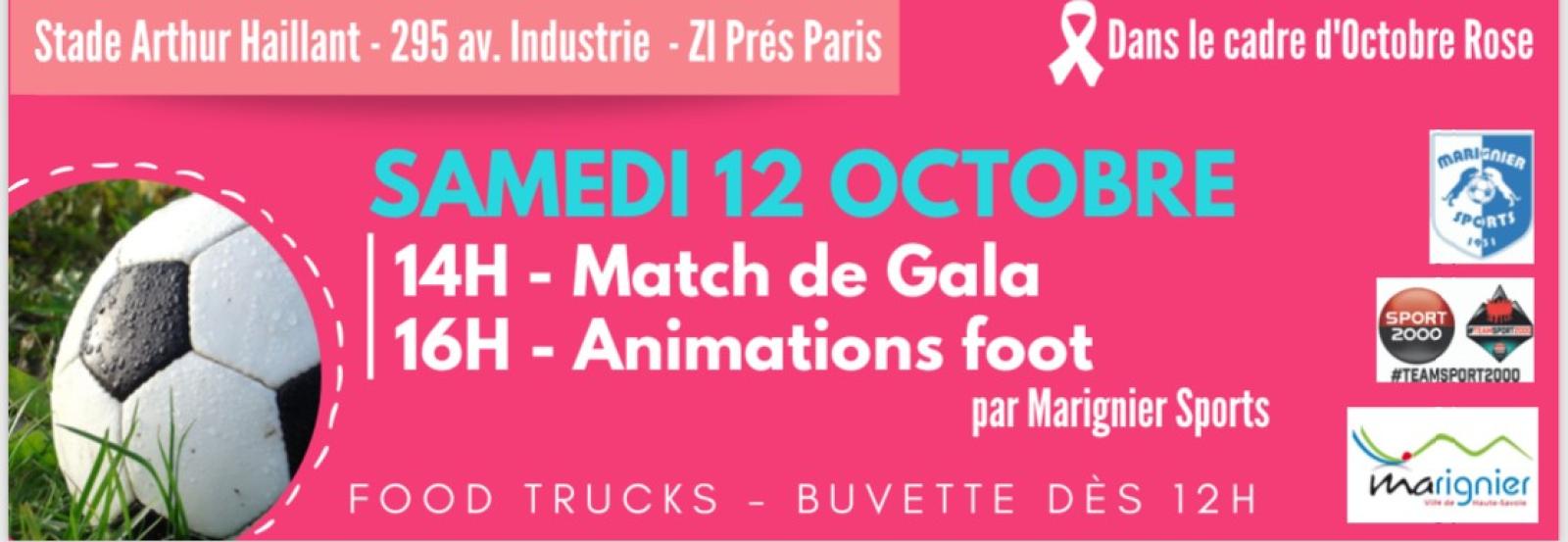 Animations Octobre Rose à Marignier