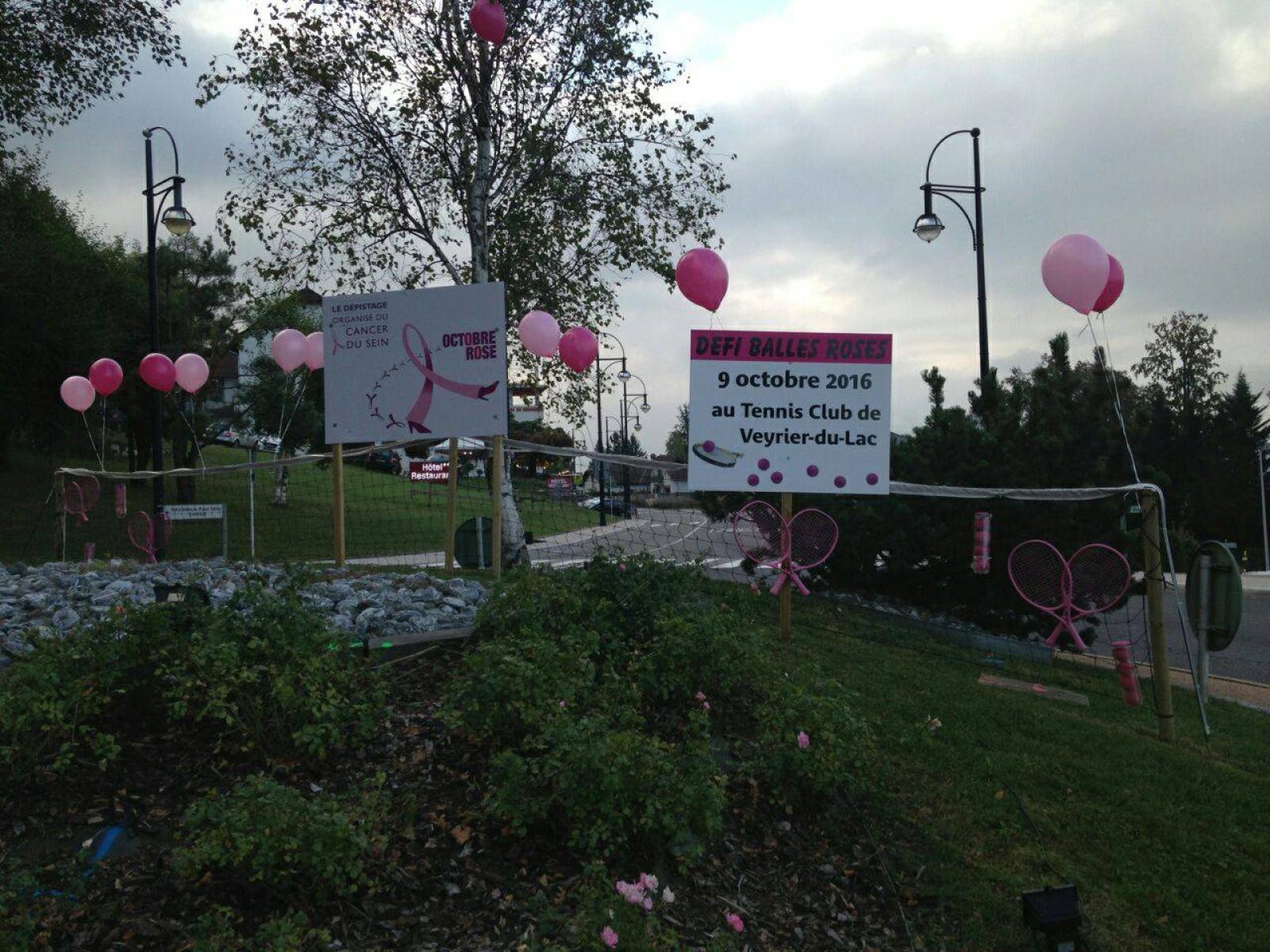 Défis des balles roses à Veyrier