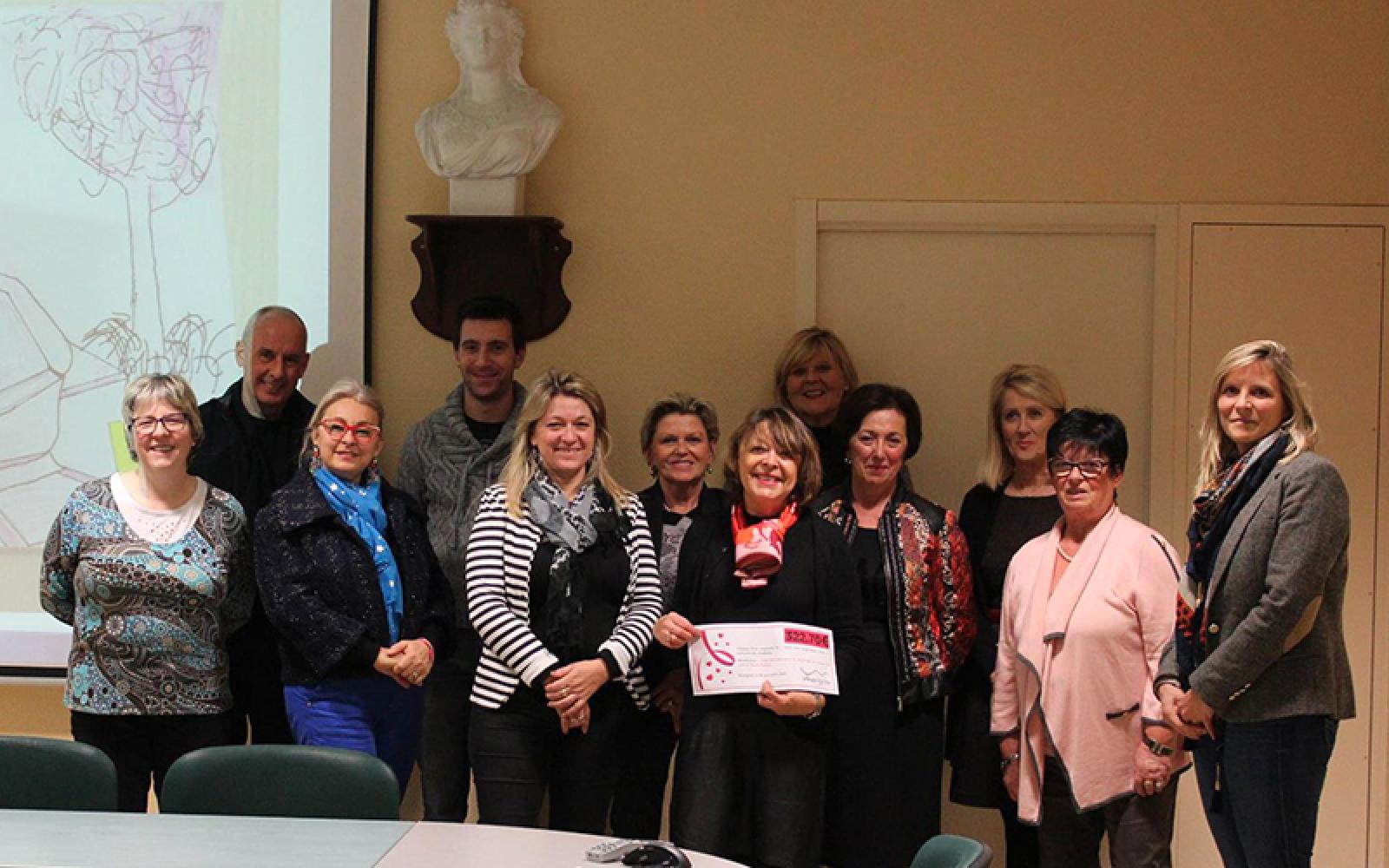 Remise de don à la mairie de Marignier